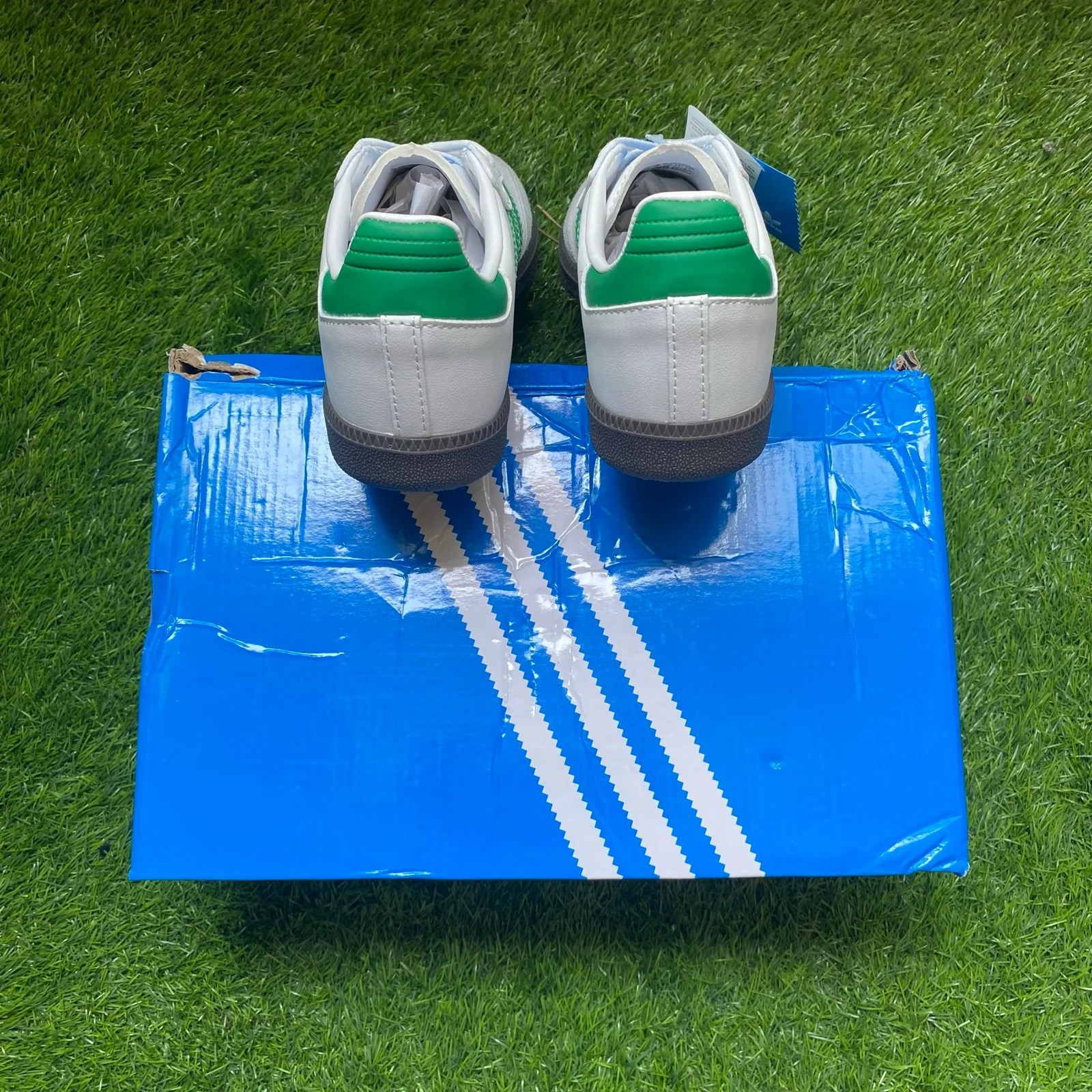 Adidas Samba OG Brancas Verdes | Tamanho 39 | Novas | Com Caixa – photo 4